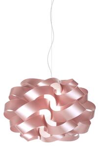 Sospensione Moderna Cloud Polilux ® Pink Metal E Metallo Cromo 1 Luce E27