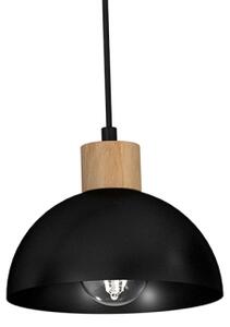 Lampadario su filo ERIK 3xE27/60W/230V beige/nero