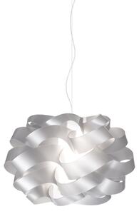 Sospensione Moderna Cloud Polilux ® Argento E Metallo Cromo 1 Luce E14