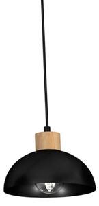 Lampadario su filo ERIK 5xE27/60W/230V beige/nero