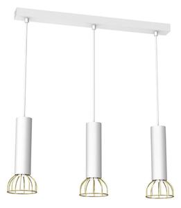 Lampadario su corda DANTE 3xGU10/25W/230V bianco/oro