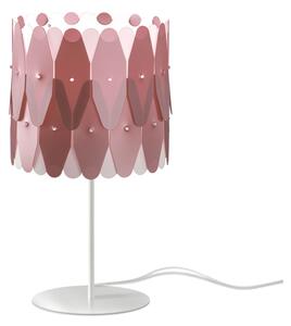 Lampada Da Scrivania Moderna Amanda Polilux ® Pink Metal E Metallo 1 Luce E27
