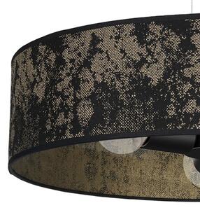 Lampadario su filo SATINO 3xE27/60W/230V oro