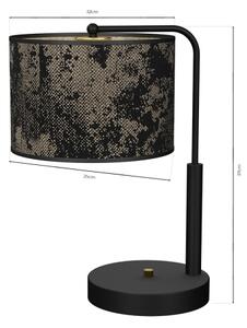 Lampada da tavolo SATINO 1xE27/60W/230V oro