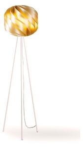 Piantana Moderna 3 Piedi Globe Polilux ® New Gold E Metallo 1 Luce E27