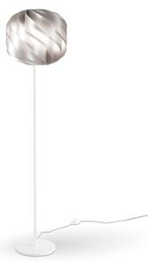Piantana Moderna Globe Polilux ® Argento E Metallo 1 Luce E27