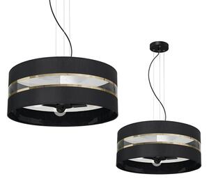 Lampadario su filo ULTIMO 3xE27/60W/230V nero