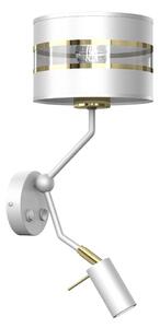 Lampada da parete ULTIMO 1xE27/40W/230V + 1xGU10/MR11/7W bianco