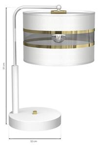 Lampada da tavolo ULTIMO 1xE27/6W/230V bianca