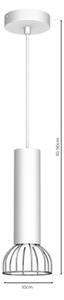 Lampadario su corda DANTE 1xGU10/25W/230V argento/cromo lucido