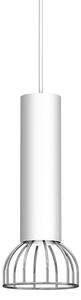 Lampadario su corda DANTE 1xGU10/25W/230V argento/cromo lucido