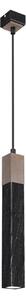Lampadario su corda SOLO 1xGU10/MR11/40W/230V nero