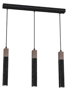 Lampadario su filo SOLO 3xGU10/MR11/40W/230V nero