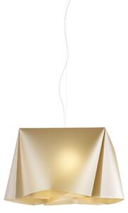 Sospensione Moderna Wanda Polilux ® New Gold E Metallo Cromo 1 Luce E27