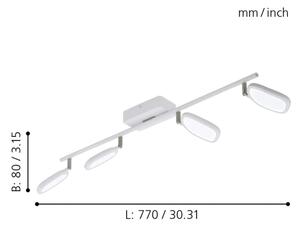 Eglo 97694 - Luce Spot a LED PALOMBARE-C 4xLED/5W/230V