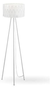 Piantana Moderna Amanda Polilux ® Bianco E Metallo 1 Luce E27