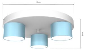 Plafoniera DIXIE 3xGX53/11W/230V blu
