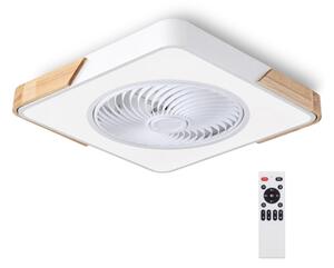 Brilagi-LED lampada dimmerabile con ventilatore LED/30W/230V 3000-6500K bianco/rovere + telecomando