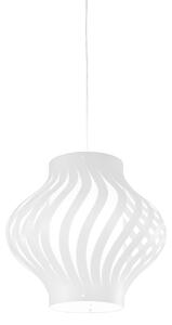 Sospensione Moderna Larga Helios Polilux ® Bianco 1 Luce E27