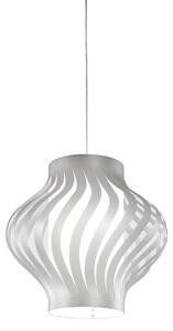 Sospensione Moderna Larga Helios Polilux ® Argento 1 Luce E27