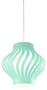Sospensione Moderna Helios Larga Polilux ® Verde Pastello 1 Luce E27