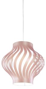 Sospensione Moderna Larga Helios Polilux ® Pink Metal 1 Luce E27