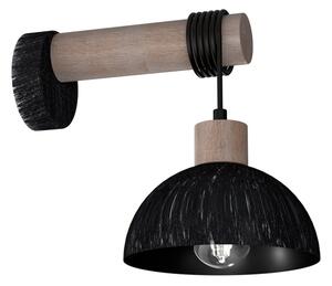 Applique ERIK 1xE27/60W/230V marrone/nera