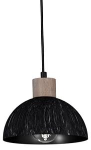 Lampadario su corda ERIK 2xE27/60W/230V Marrone nero