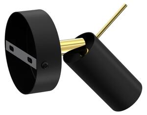 Faretto da parete PRESTON 1xGU10/40W/230V nero/oro