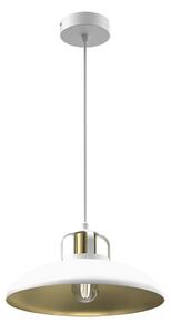 Lampadario su filo FELIX 1xE27/60W/230V bianco