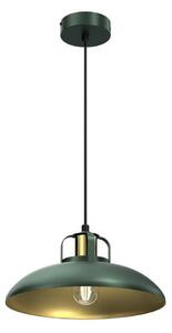 Lampadario su filo FELIX 1xE27/60W/230V verde