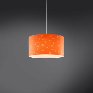 Sospensione Moderna Pois Polilux ® Arancione 1 Luce E27 D40Cm