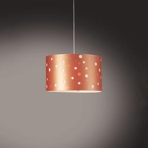 Sospensione Moderna Pois Polilux ® Rame 1 Luce E27 D40Cm