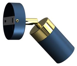 Applique a spot da parete JOKER 1xGU10/25W/230V blu/oro