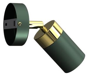 Faretto da parete JOKER 1xGU10/25W/230V verde/oro