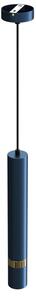 Lampadario a sospensione su cavo JOKER 1xGU10/25W/230V blu/oro
