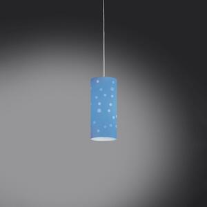 Sospensione Moderna Pois Polilux ® Blu Pastello 1 Luce E27