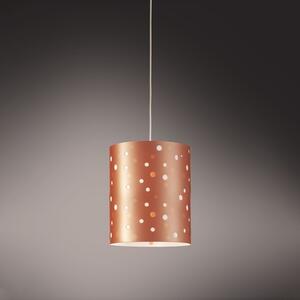 Sospensione Moderna Pois Polilux ® Rame 1 Luce E27 D27Cm