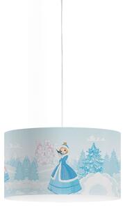 Sospensione Moderna Decokids Polilux ® Grafica Principessa 1 Luce E27