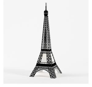 Lampada Da Scrivania-Ufficio Moderna Eiffel Polilux ® Nero Print 1 Luce E14