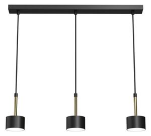 Lampadario su corda ARENA 3xGX53/11W/230V nero/oro