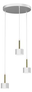 Lampadario su corda ARENA 3xGX53/11W/230V bianco/oro