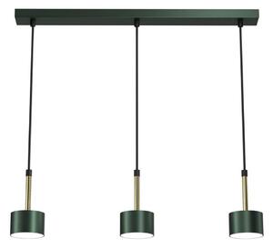 Lampadario su corda ARENA 3xGX53/11W/230V verde/oro