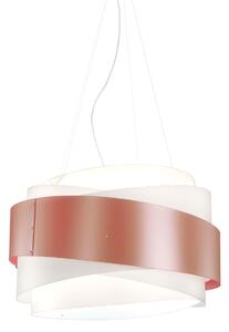 Sospensione Moderna Bea Polilux ® Rame E Metallo Cromo 1 Luce E27 D60Cm