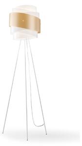 Piantana Moderna 3 Piedi Bea Polilux ® New Gold E Metallo 1 Luce E27