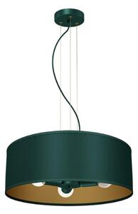 Lampadario su corda VERDE 3xE27/60W/230V verde