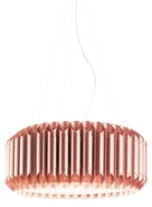 Sospensione Moderna Louise Polilux ® Rame E Metallo Cromo 1 Luce E27 D60Cm