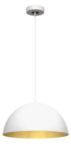 Lampadario su corda BETA 1xE27/60W/230V d. 35 cm bianco