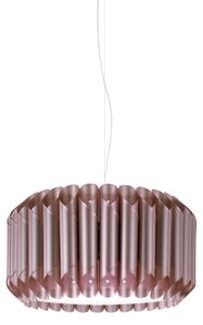 Sospensione Moderna Louise Polilux ® Pink Metal E Metallo Cromo 1 Luce E27