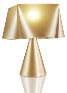 Lampada Da Scrivania Moderna Wanda Polilux ® New Gold 1 Luce E14